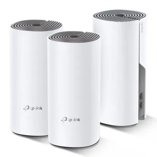 [1compra R$685 ] Roteador Wi-Fi Mesh Tp-Link Deco M4 (3 Unid.), Gigabit Ethernet, Dual Band Ac1200